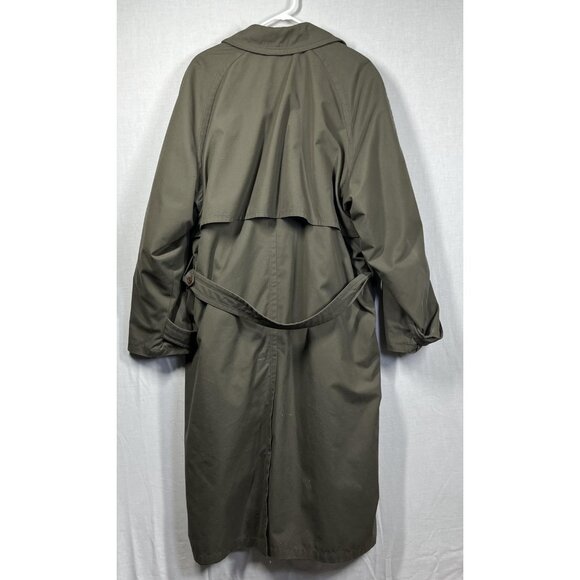 Cricketeer Trench Coat Mens 40 Regular Belted Removable Liner Classic Overcoat - Picture 2 of 9